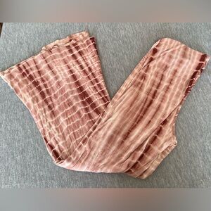 Fashion Nova pull on wide leg tie dye pants women’s S lightweight casual spandex